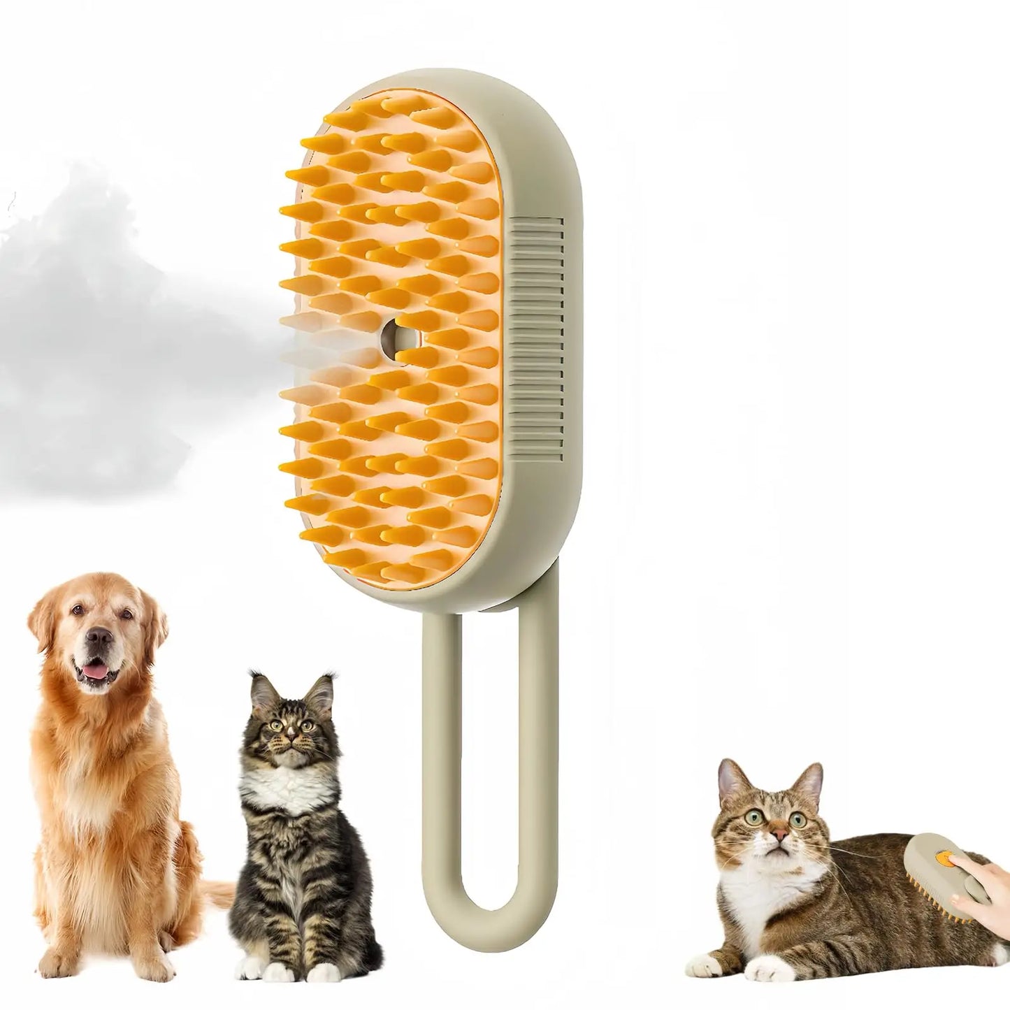 3 In 1 Cat Steamy Brush & Hair Cleaning Brush Comb