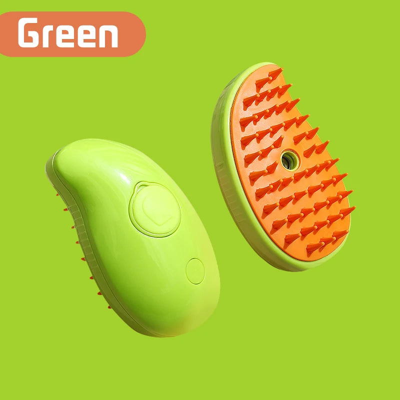 3 In 1 Cat Steamy Brush & Hair Cleaning Brush Comb