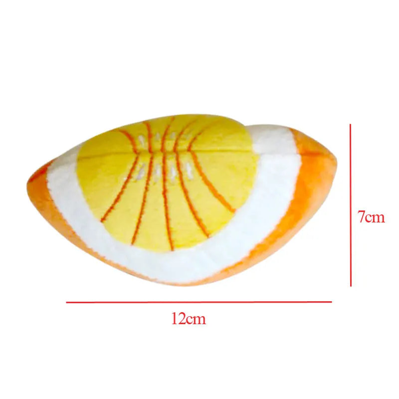 Fruit Pet Toy Squeaker Plushy Chew Toy