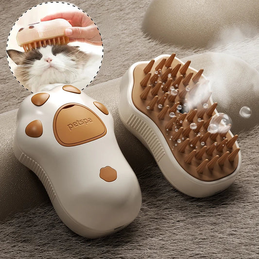3 In 1 Cat Steamy Brush & Hair Cleaning Brush Comb